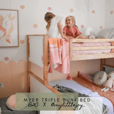 How To Optimise Space In Your Kids Bedroom with Bunk Beds | B2C Furniture x My Little Joy