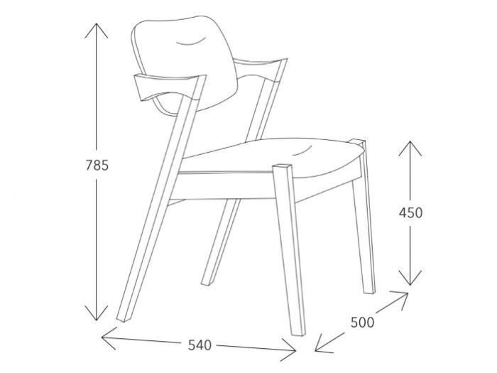bella-hardwood-dining-chairs-size